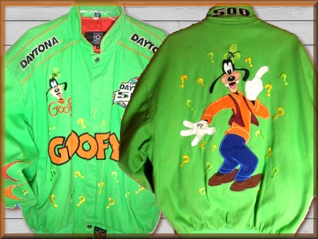 $84.94 - SPECIAL FINDS<br>Disney Daytona GOOFY Racing JH Design Jacket