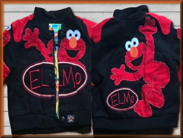 $59.94 - Elmo Hugs Kids Sesame Street Character Jacket by JH Design Jacket