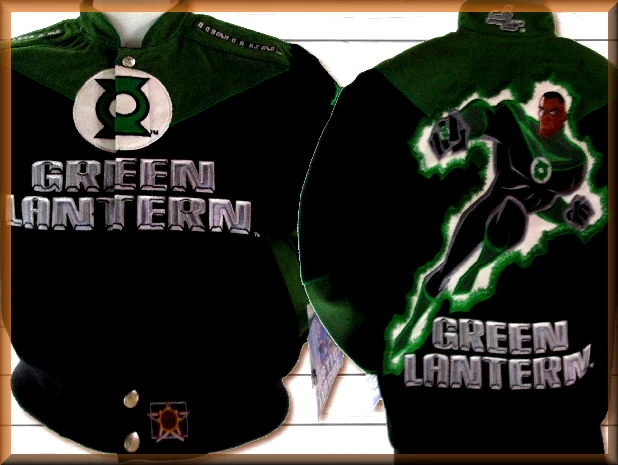 $124.94 - NOS - GREEN LANTERN RARE  JH Jacket 1 of 1 Jacket