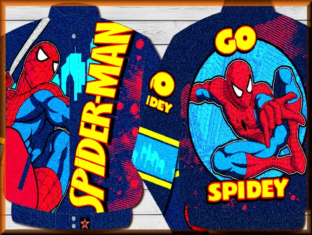 $84.94 - Spiderman Go Spidey Kids Comic Book Hero Jacket by JH Design Jacket