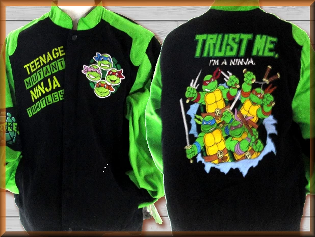 $99.94 - NOS - Teenage Mutant Ninja Turtles  Jacket by JH Design Jacket