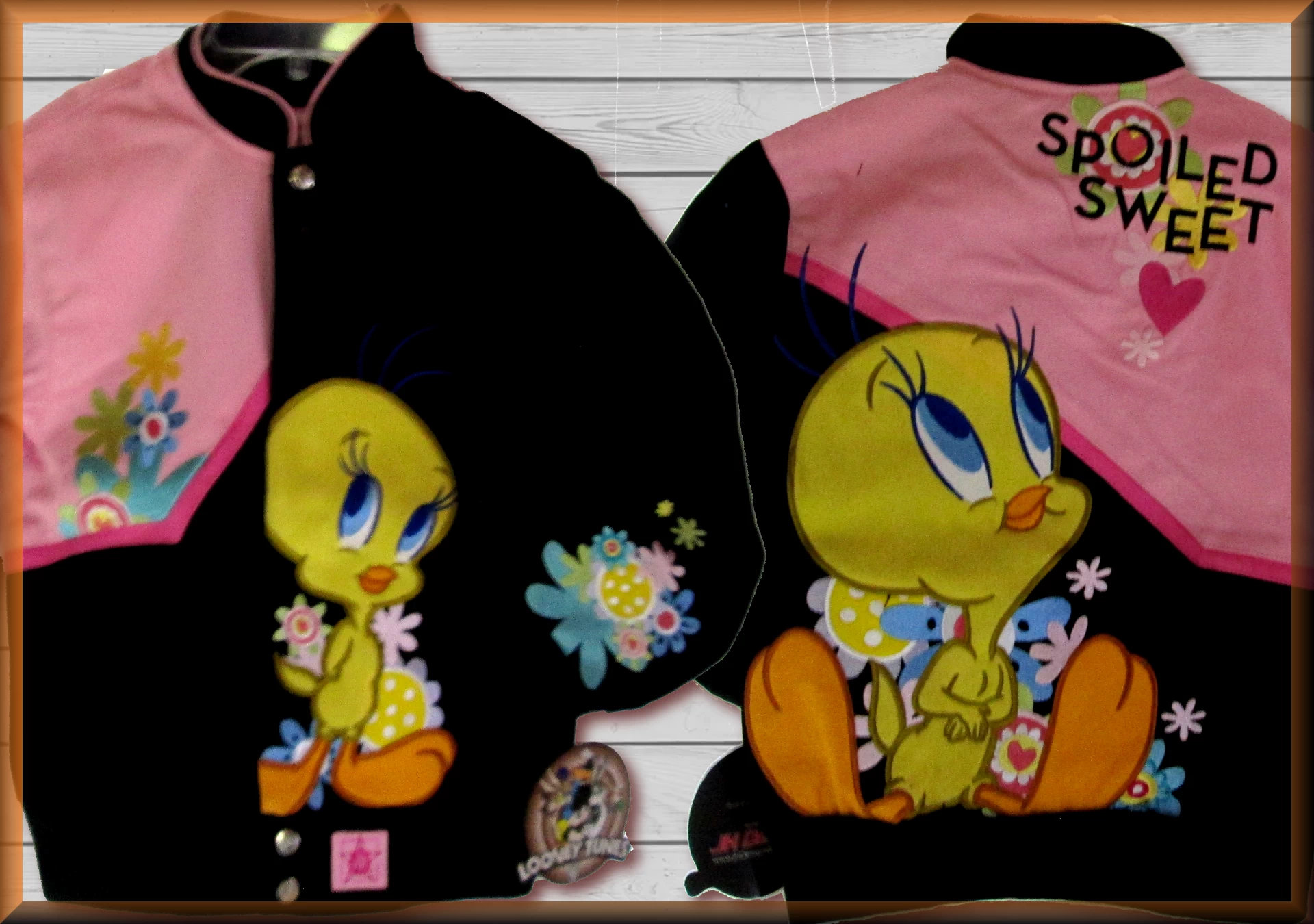 Tweety Bird Spoiled Sweet Kids Cartoon  Jacket by JH Design