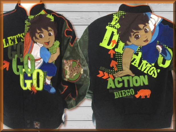 $49.94 - Diego Action Kids Cartoon Character Jacket by JH Design Jacket
