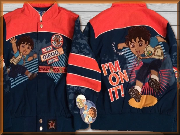 $49.94 - Diego Im On It Kids Cartoon Character Jacket by JH Design Jacket