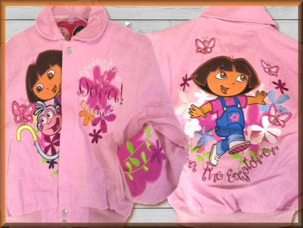 $49.94 - Dora Pink Kids Cartoon Character Jacket by JH Design Jacket