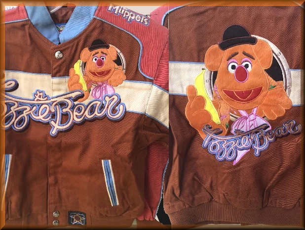 $54.94 - NOS - Muppets Fozzie Bear Kids Disney Jacket by JH Design Jacket