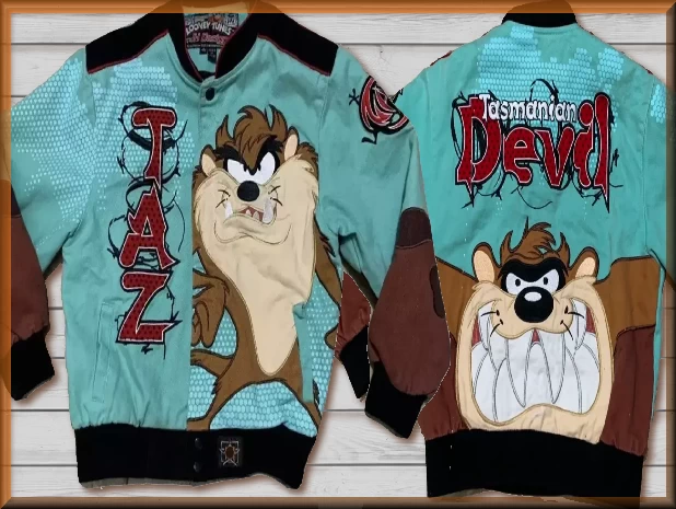 $52.94 - Taz Devil Kids Cartoon Character Jacket by JH Design Jacket